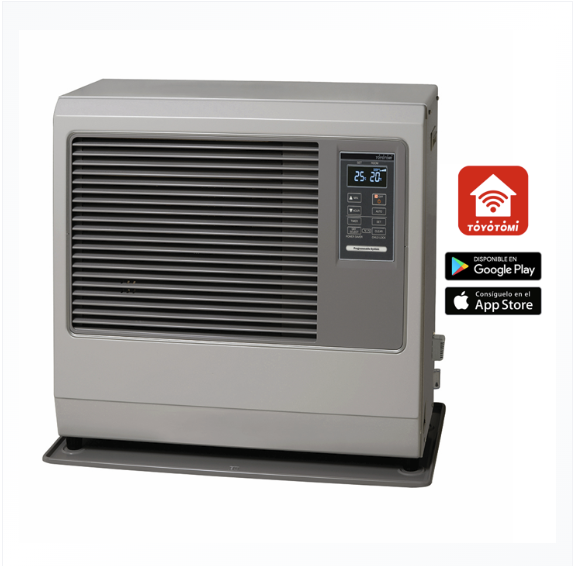 Estufa a Kerosene Tiro Forzado Wi-Fi 9,6 kW Láser-73W
